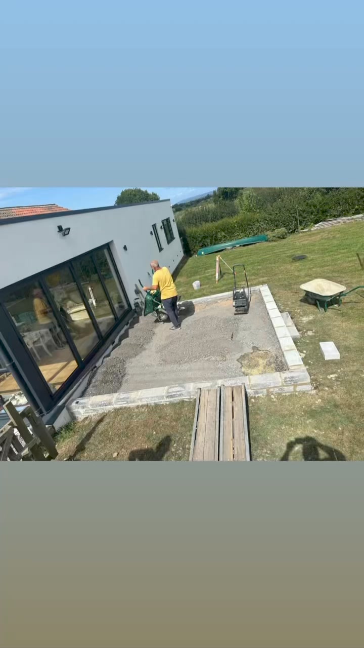 Worrall Construction patio project
